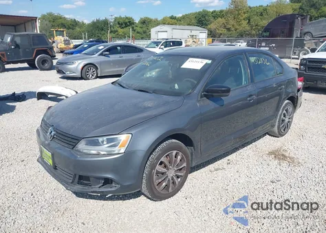 2012 Volkswagen Jetta 2.0L S z USA, uszkodzony, nr VIN 3VW2K7AJ1CM330540